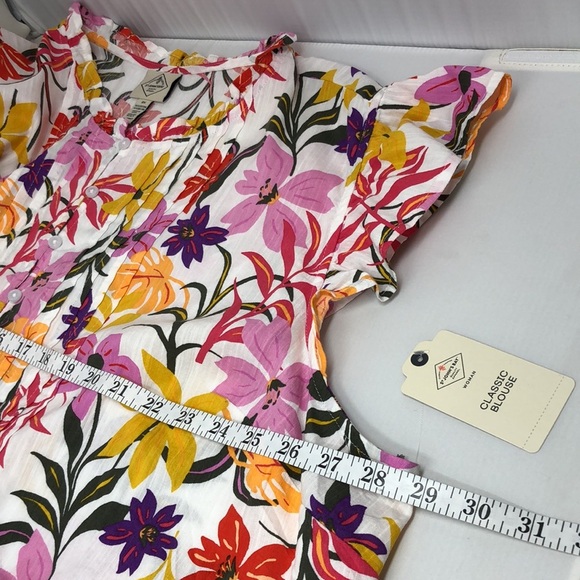 2/$30 NWT St. John’s Bay Blouse Women’s Size 2X Floral Print - Picture 6 of 12